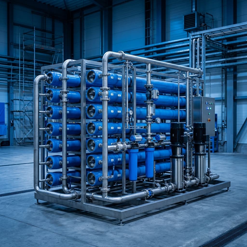 Planta industrial de ósmosis inversa para tratamiento de agua — BV Water